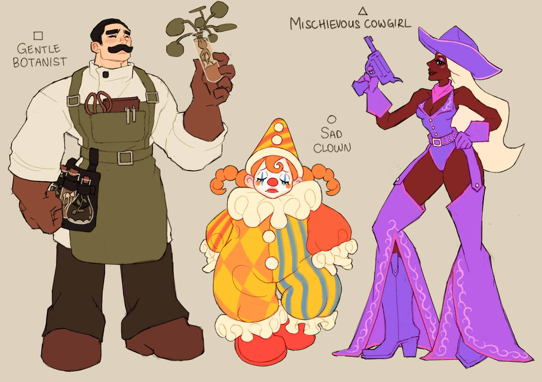 Shapes Character design